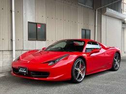 フェラーリ 458スパイダー F1 DCT JBLサウンド　バックカメラ