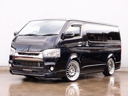 トヨタ ハイエースバン 2.0 スーパーGL ダークプライム ロングボディ SD地デジナビESSEX車両ESSEX19AW ベットKit