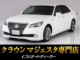 トヨタ クラウンマジェスタ 3.5 Fバージョン 黒本革/OP18AW/全周囲カメラ/フルエアロ