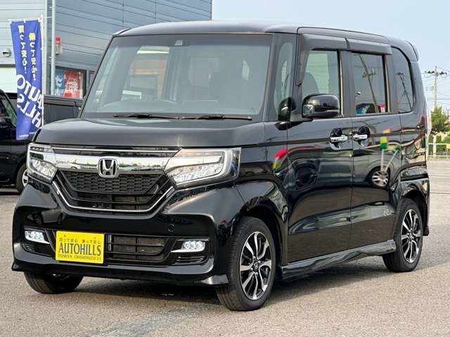 ☆ホンダ・NBOXカスタム入荷しました☆ホンダセンシング・フルセグナビ・バックカメラ・左側電動スライドドア・LEDヘッドライトの充実装備☆安心の保証付き販売（3ヶ月もしくは5000km）☆