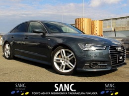 アウディ A6 2.0 TFSI クワトロ Sラインパッケージ 4WD 禁煙車 買取車 アシスタンスPkg LEDライト