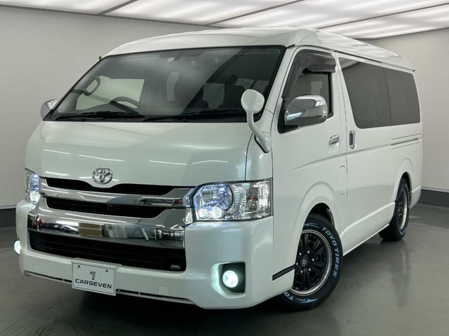 ご覧いただきありがとうございます。ダイレクトカーズで袈装されたハイエースワゴンが入庫しました。