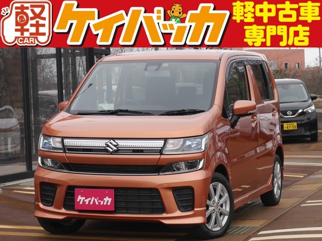 ■ワゴンR　ハイブリッドFZセーフティPKG装着車　前面ドラレコ　シートヒーター　レーン逸脱警告　LEDヘッドライト　ヘッドアップディスプレイ　外CDデッキ