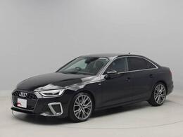 アウディ A4 35 TDI Sライン ディーゼルターボ 元デモ車　黒ハーフ革シート　全周囲カメラ