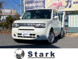 日産 キューブ 1.5 15X インディゴ ＋プラズマ 禁煙車/ポータブルナビ/ディーラー整備歴車