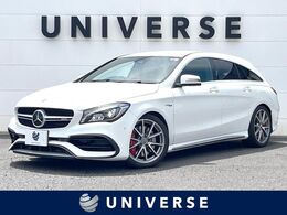 メルセデスAMG CLAシューティングブレーク CLA 45 4マチック 4WD 黒革シート　純正ナビTV　バックカメラ　レ