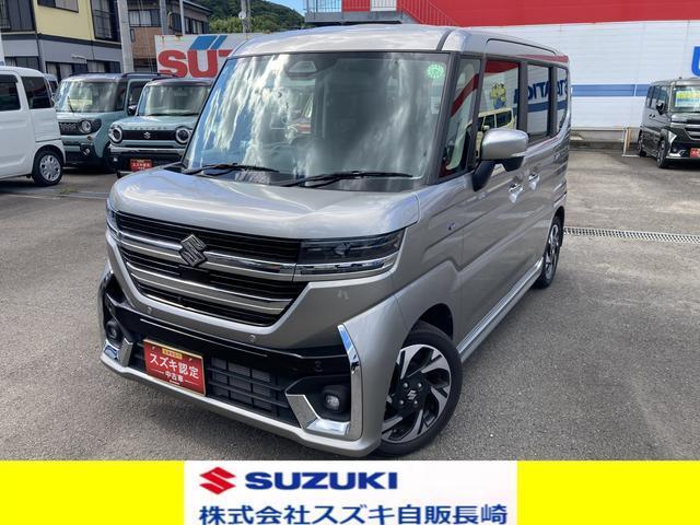 スペーシアカスタム　カスタム　HYBRID　XS OK保証プレミアム付き　車検9年2月　走行12，000キロ　修復歴無し 店舗へご来店いただける方のみ販売させて頂きます。