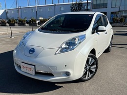 日産 リーフ G 残10/12セグメント　本革シート