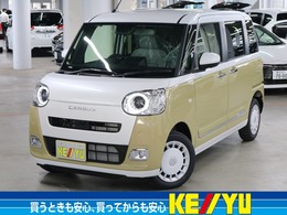 ダイハツ ムーヴキャンバス 660 ストライプス Gターボ パノラマモニター 新品ナビ スマートアシス