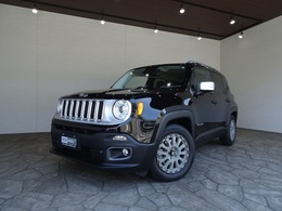 ジープ レネゲード リミテッド 禁煙車 記録簿 本革 新品ナビTV Bluetooth