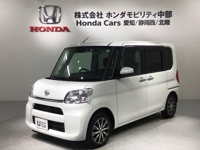 全国納車可 第三者機関証明書付 最長5年保証 ワンオ-ナ- ナビ TV DVD ドラレコ 衝突軽減B シ-トヒ-タ- LEDライト 両側電動ドア 横滑り防止 アルミ装備のダイハツのタント X VS SA3入庫！