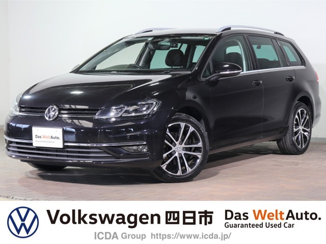 黒色のVWゴルフ ヴァリアントTSIコンフォートLマイスターが入庫しました。