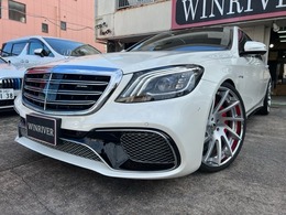 メルセデスAMG Sクラス S63 4マチック プラス ロング 4WD ダイナミックPKGフォージアート22インチ