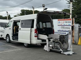 トヨタ ハイエースバン 2.0 ウェルキャブ Bタイプ ロング ナビBカメラETCドラレコ感染対策装備車両