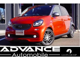 スマート フォーフォー ブラバス エクスクルーシブ ツイナミック ガラスルーフ　黒革シート