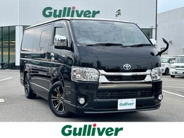 トヨタ ハイエースバン 2.0 スーパーGL ダークプライムII ロングボディ 禁煙車 社外ナビTV Bカメ ドラレコ LDP VSC