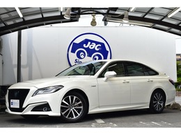 トヨタ クラウン ハイブリッド 2.5 S Cパッケージ TSS ベージュ革エアシート 純正ナビ 全方位