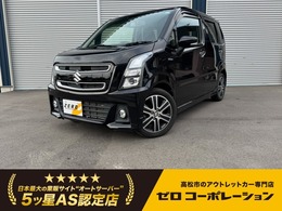 スズキ ワゴンR 660 スティングレー ハイブリッド T 純正8インチナビ　フルセグ　バックカメラ