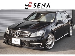 AMG Cクラスワゴン C63 ナッパレザー内装クリーム色