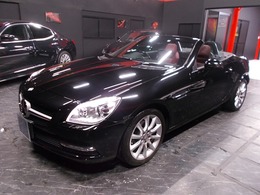 メルセデス・ベンツ SLKクラス SLK200 ブルーエフィシェンシー スポーツ ディーラー整備車両 電動OP 赤革 ナビ