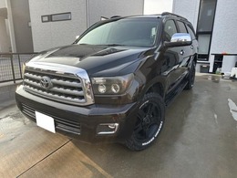 米国トヨタ セコイア プラチナム 5.7 V8 貨物1ナンバー/社外ホイール/ヒッチ