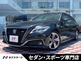 トヨタ クラウン ハイブリッド 3.5 RS アドバンス 禁煙 3.5L 黒革 ベンチレーション BSM