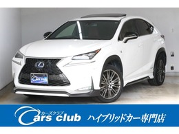 レクサス NX 300h Fスポーツ 4WD サンルーフ　本革シート　純正SDナビ