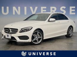 メルセデス・ベンツ Cクラス C200 アバンギャルド AMGライン レザーEX/RセーフティPKG　純正ナビ　赤革