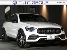 メルセデスAMG GLCクーペ 43 4マチック 4WD レザ-EX 1オ-ナ- 後期 黒革 サンR 2年保証