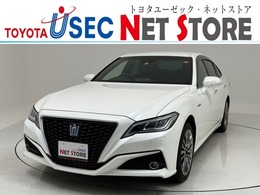 トヨタ クラウン ハイブリッド 2.5 G エグゼクティブ Four 4WD TSS 純正Tコネクトナビ 本革シート BSM