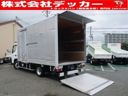 三菱ふそう キャンター 3.0 ワイド ロング 全低床 ディーゼルターボ 2トン バン パワーゲート MT 荷寸445-207