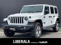 ジープ ラングラー アンリミテッド サハラ 2.0L 4WD ACC 黒革シート 純正ナビ 純正18AW ETC2.0