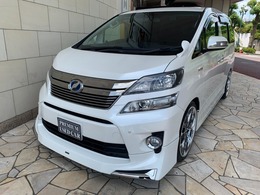 トヨタ ヴェルファイアハイブリッド 2.4 ZR Gエディション 4WD モデリスタエアロ　ツインムーンルーフ