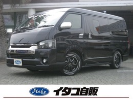 トヨタ ハイエースバン 2.7 スーパーGL ダークプライム ワイド ミドルルーフ ロングボディ 4WD ナビ・フルセグ・Bカメラ・社外16AW
