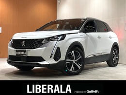 プジョー 3008 GT ハイブリッド4 4WD SR レザーPKG 本革シート 純正メモリナビ