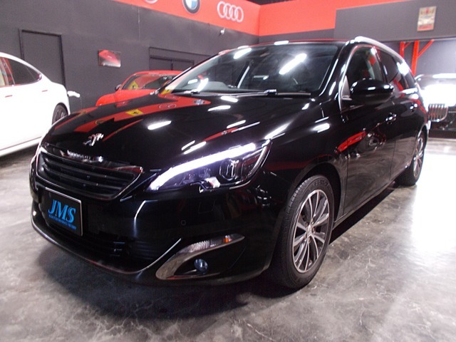 ディーラー整備車両の程度良好な人気ペルラネラブラック！308SWシエロの入庫です！今まですべてディーラーメンテナンスのお車です！
