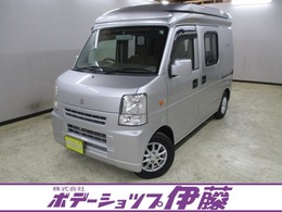 スズキ エブリイ 660 ジョイン ターボ ハイルーフ 4WD キャンピング仕様　社外ナビ・TV
