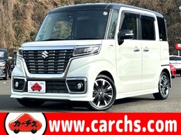 スズキ スペーシア 660 カスタム ハイブリッド XS 4WD 禁煙車/4WD/ワンオーナー/両側パワスラ/ETC