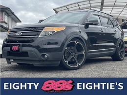 フォード エクスプローラー リミテッド エコブースト サンルーフ　黒革