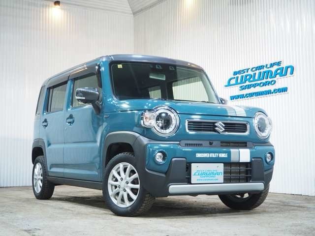 充実装備のハスラー入庫♪衝突軽減ブレーキ　車線逸脱警報　障害物センサー　純正ナビ/地デジTV　Bluetooth対応　オートA/C　両席シートヒーター　スマートキー・プッシュスタート　12ヶ月＆走行距離無制限保証！