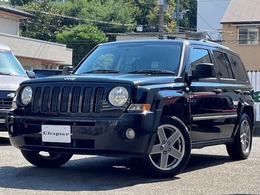 ジープ パトリオット リミテッド 4WD 黒レザ-S革巻ステア クル-ズC 純正17AW