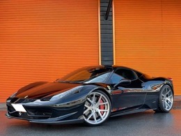 フェラーリ 458イタリア F1 DCT 正規D車CarbonLEDhandleCarbonエアロ鍛造22