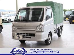 スズキ キャリイ 660 KCエアコン・パワステ 3方開 3AT・幌付・ポータブルナビ