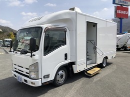 いすゞ エルフ 移動販売車 コンビニ スーパー 1.8t積み 札幌ボデー 冷蔵冷凍 外部電源 セミAT