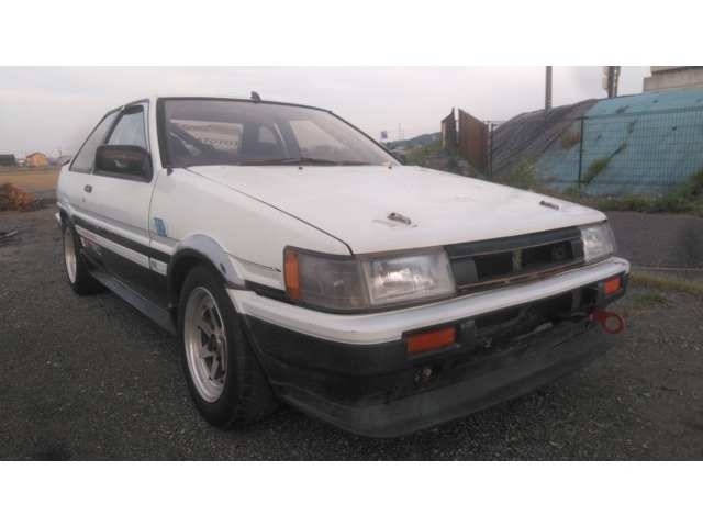 AE86レビン！5MT！エアロ！ローダウン！アルミ！FRPボンネット！ロールバー！