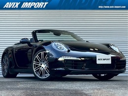 ポルシェ 911カブリオレ カレラ ブラックエディション PDK 黒幌 黒革 LEDライト Bカメラ BOSE 20AW