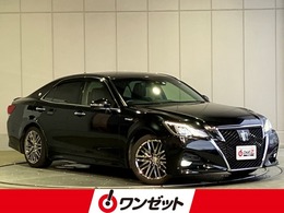 トヨタ クラウンアスリート ハイブリッド 2.5 G 黒本革シート　プリクラッシュセーフティー