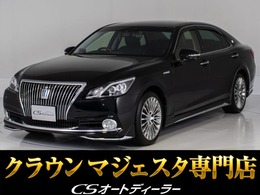トヨタ クラウンマジェスタ 3.5 Fバージョン 後期/禁煙/黒革/OP18AW/新品タイヤ/BSM