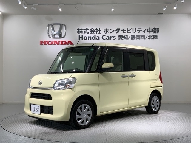 全国納車可 第三者機関証明書付 福祉車両 1年保証 ナビ フルセグRカメラ CD録音 DVD 衝突軽減B シ-トヒ-タ- 横滑り防止 キ-レス装備のダイハツのタント ウェルカムシート L SA3入庫！