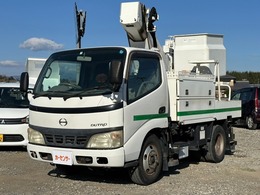日野自動車 デュトロ 4.9ディーゼルアイチ製SK10B高所作業車 作業床高さ9.7M　取説付